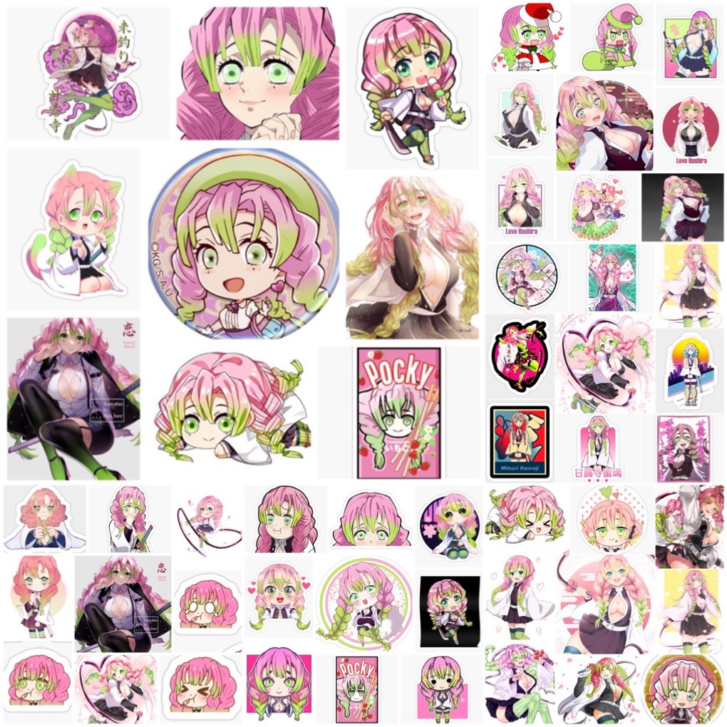 Set 30-60 Sticker Kanroji Mitsuri-Kimetsu no Yaiba