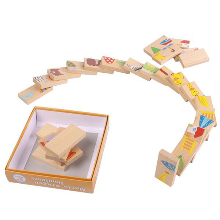 Bộ Xếp Hình Domino 28 Chi Tiết