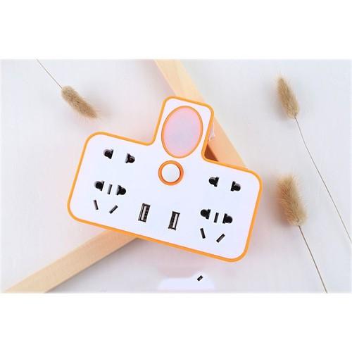 Ổ điện BỘ CHIA Ổ ĐIỆN 2 CỔNG USB CÓ ĐÈN