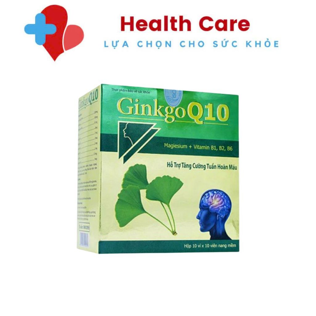 GINKGO Q10 ISOPHARCO hộp 100v