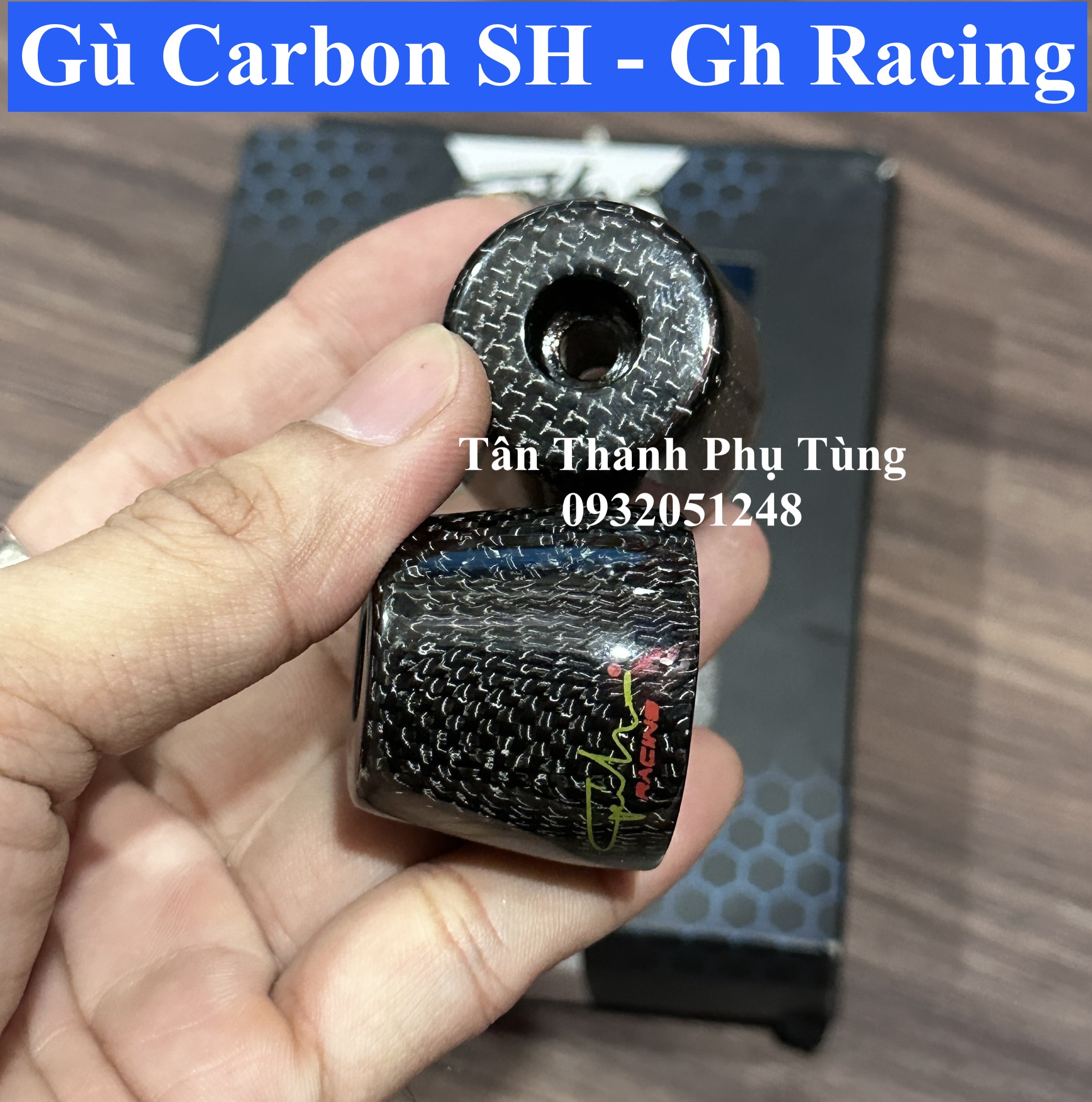 Gù SH Carbon màu đen- GH Racing
