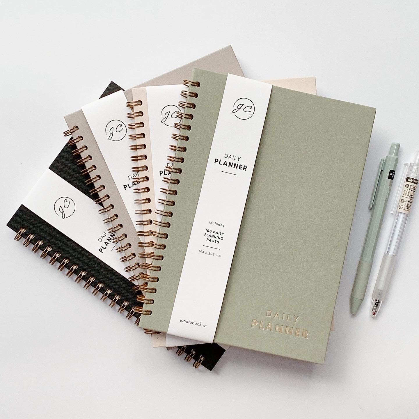 Sổ Lên Kế Hoạch Cao Cấp Daily Planner - Planner Notebook - JC Notebook