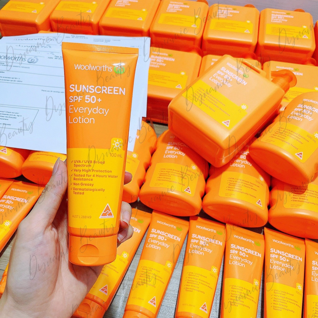 Kem Chống Nắng Woolworths Everyday SPF 50+ tuýp 100ml