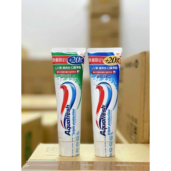 Kem Đánh Răng Aquafresh 160g Nhật Bản (tặng 20g)