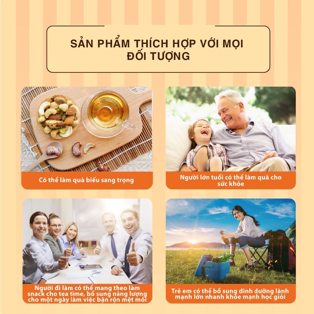 [Chính hãng] Thập cẩm hạt Premium 215g Dan D Pak