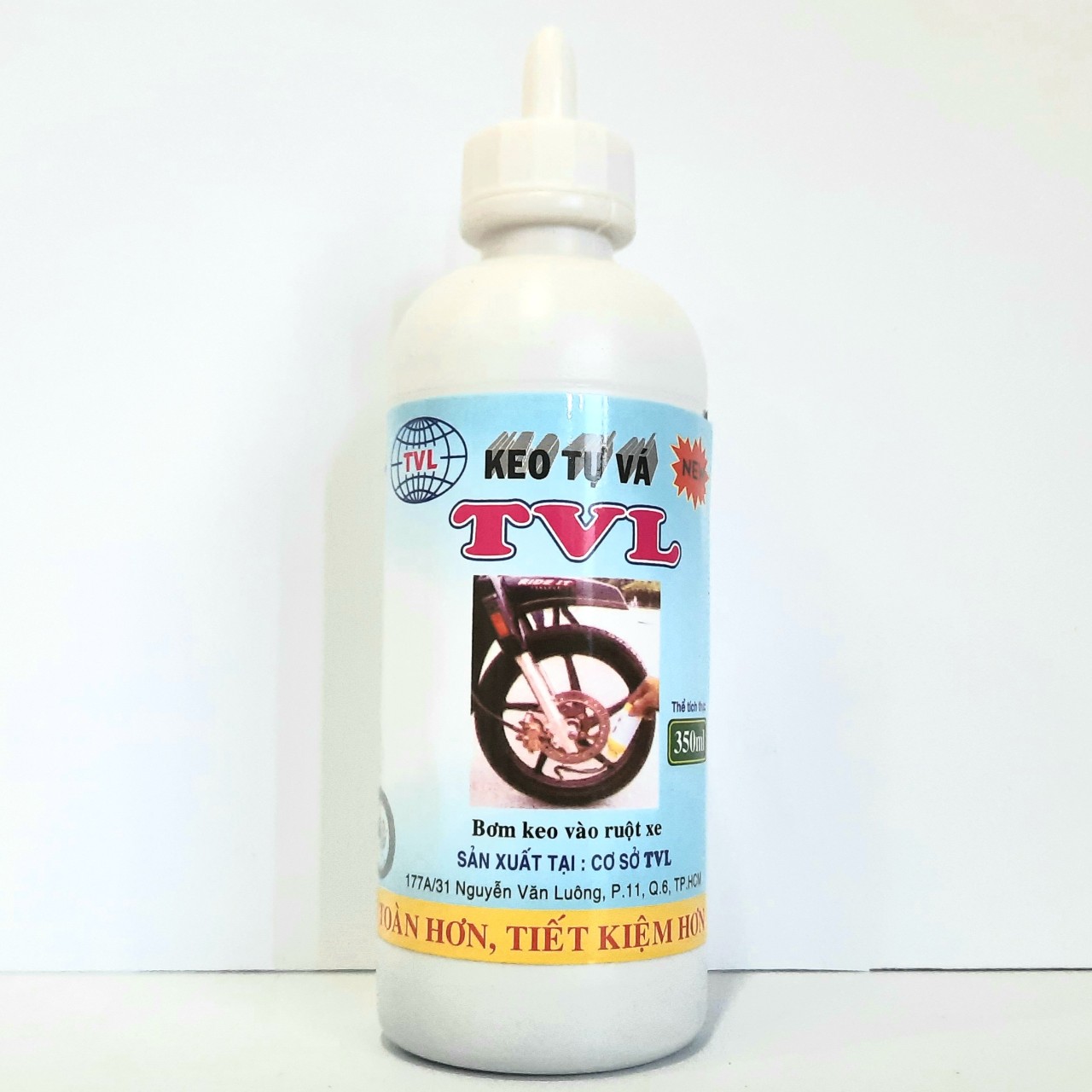 [HCM]Keo tự vá dùng cho lốp có ruột TVL xe dùng cho ô tô và mô tô 200ml (1 LỐP)