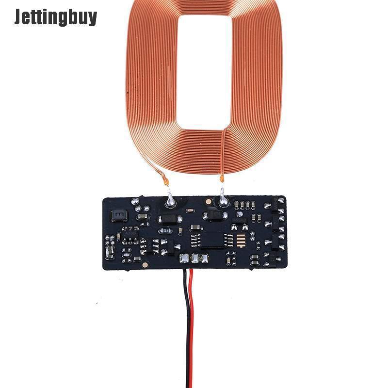 Jettingbuy Tiêu Chuẩn Qi Bộ Sạc Không Dây Nhanh Mô-đun Bảng Mạch PCBA + Cuộn Dây