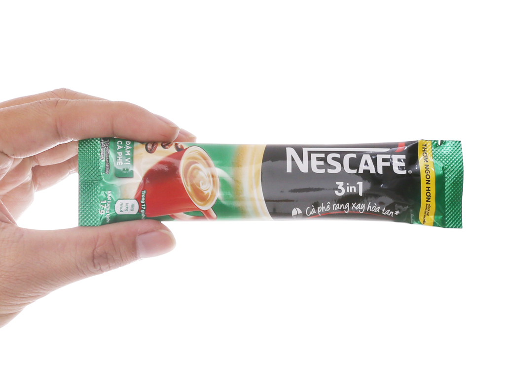Túi 46 Gói Nescafe Đậm Vị Cà Phê (Túi Xanh - 46gói*17g)