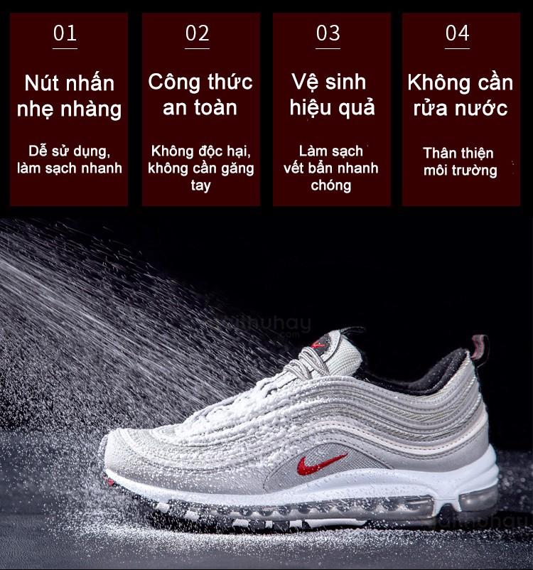 Chai xịt bọt làm sạch giày Sneaker Hando 300ml