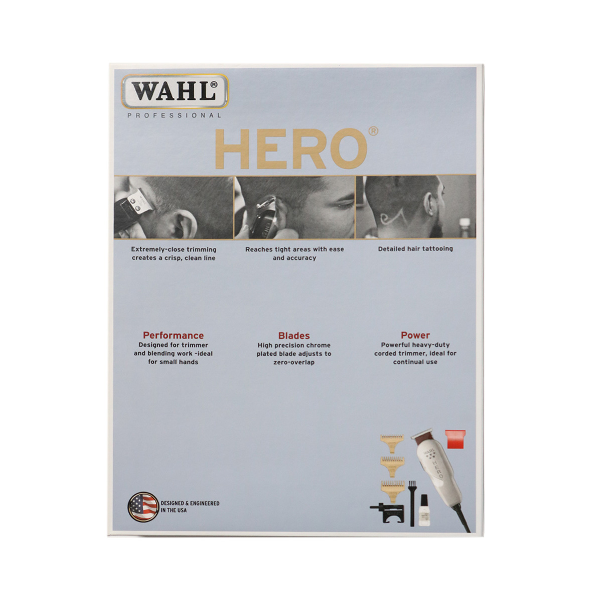 Tông đơ chấn viền WAHL HERO (chính hãng Phú Lộc Int phân phối)