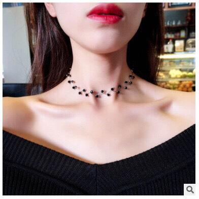 VÒNG CỔ CHOCKER HẠT NGỌC