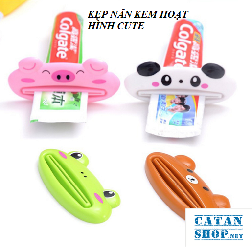 [HCM]DỤNG CỤ KẸP NẶN KEM ĐÁNH RĂNG HOẠT HÌNH GD363-KepDR-hinhthu