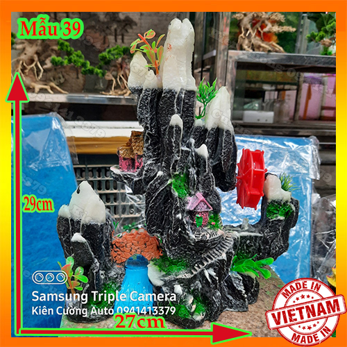 Mô Hình Núi - Hòn non Bộ - Trang Trí Bể cá (Mẫu 39)