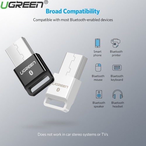 USB Thu Bluetooth 4.0 Cho PC Laptop Ugreen 30524 - Hàng  BH 18 Tháng