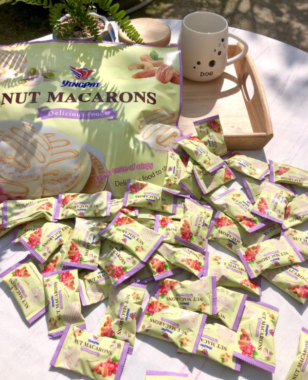 BÁNH HẠT NGŨ CỐC NUT  MACARONS
