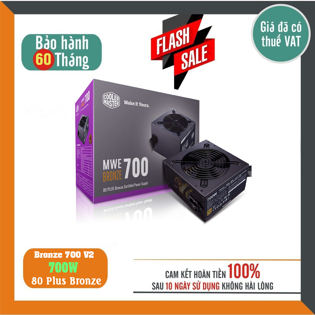 Nguồn máy tính Cooler Master MWE Bronze 700 V2 - 700W - 80 Plus Bronze
