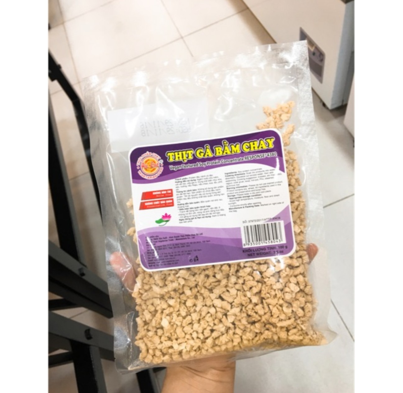THỊT GÀ BẲM CHAY ÂU LẠC (100 G)