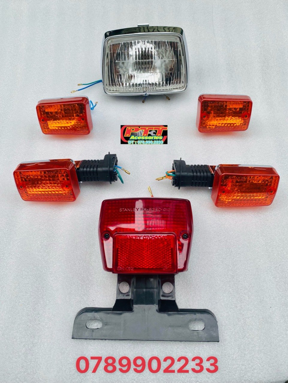 Bộ đèn + xi nhan trước - sau xe cub 82 - dh - dd - custom
