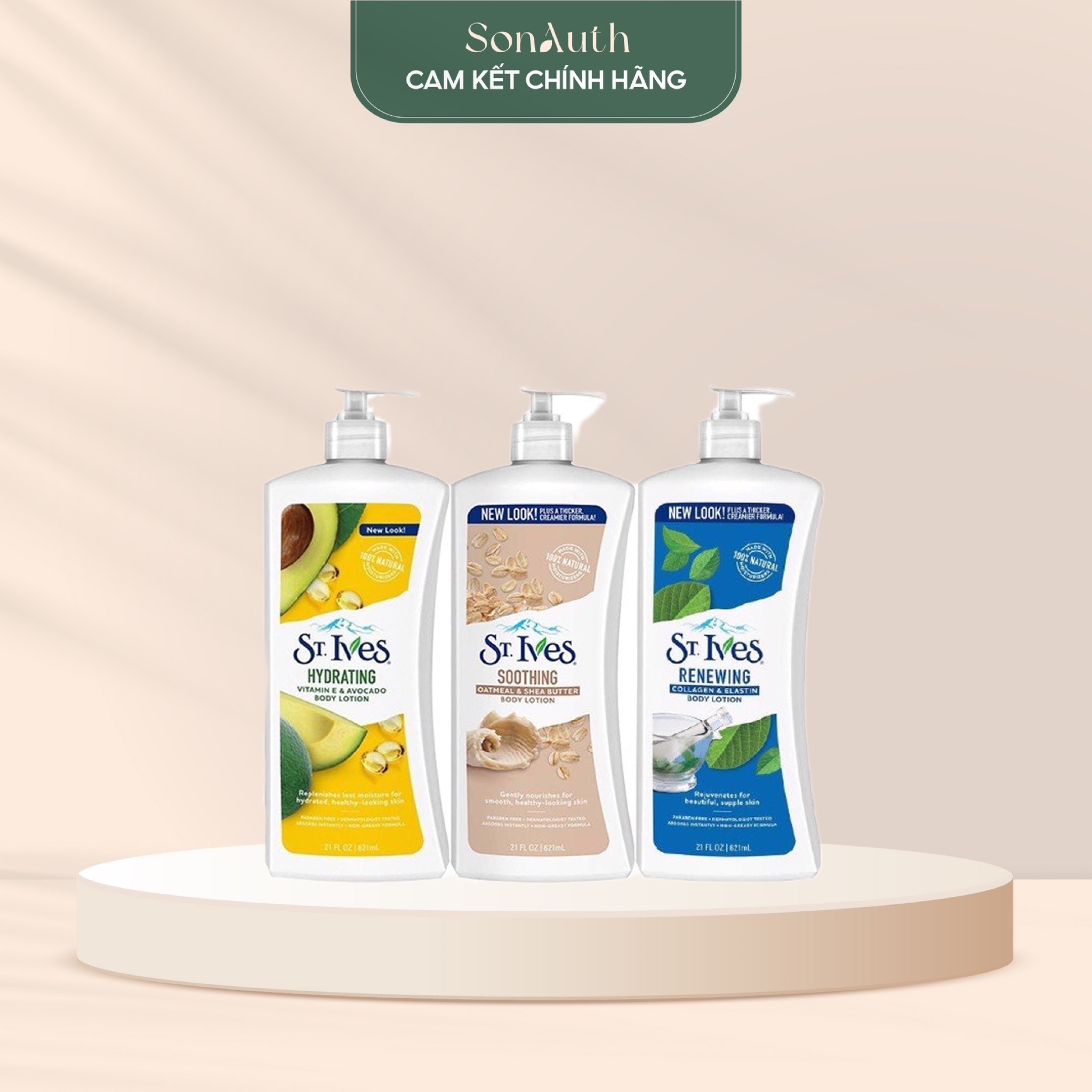 Sữa dưỡng thể st.ives body lotion 621ml