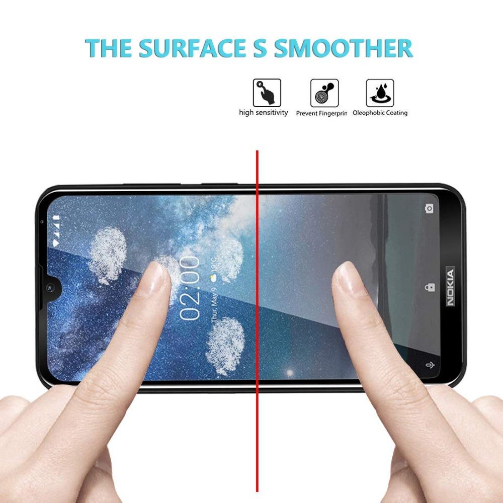 Miếng Dán Kính Cường Lực Full Màn 9D Cho Nokia 3.2 - Đen