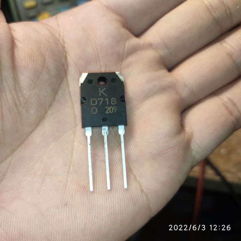 Sò công suất D718 hành loại 1  KEC, mới . 2SD718 KEC