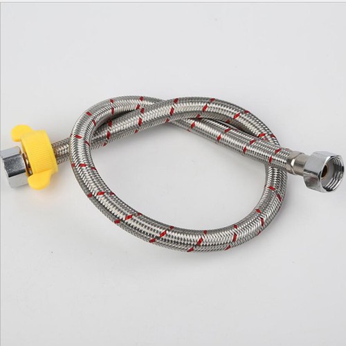 Dây cấp nước thép không gỉ 201 màu đỏ dành cho bồn cầu, máy nước nóng