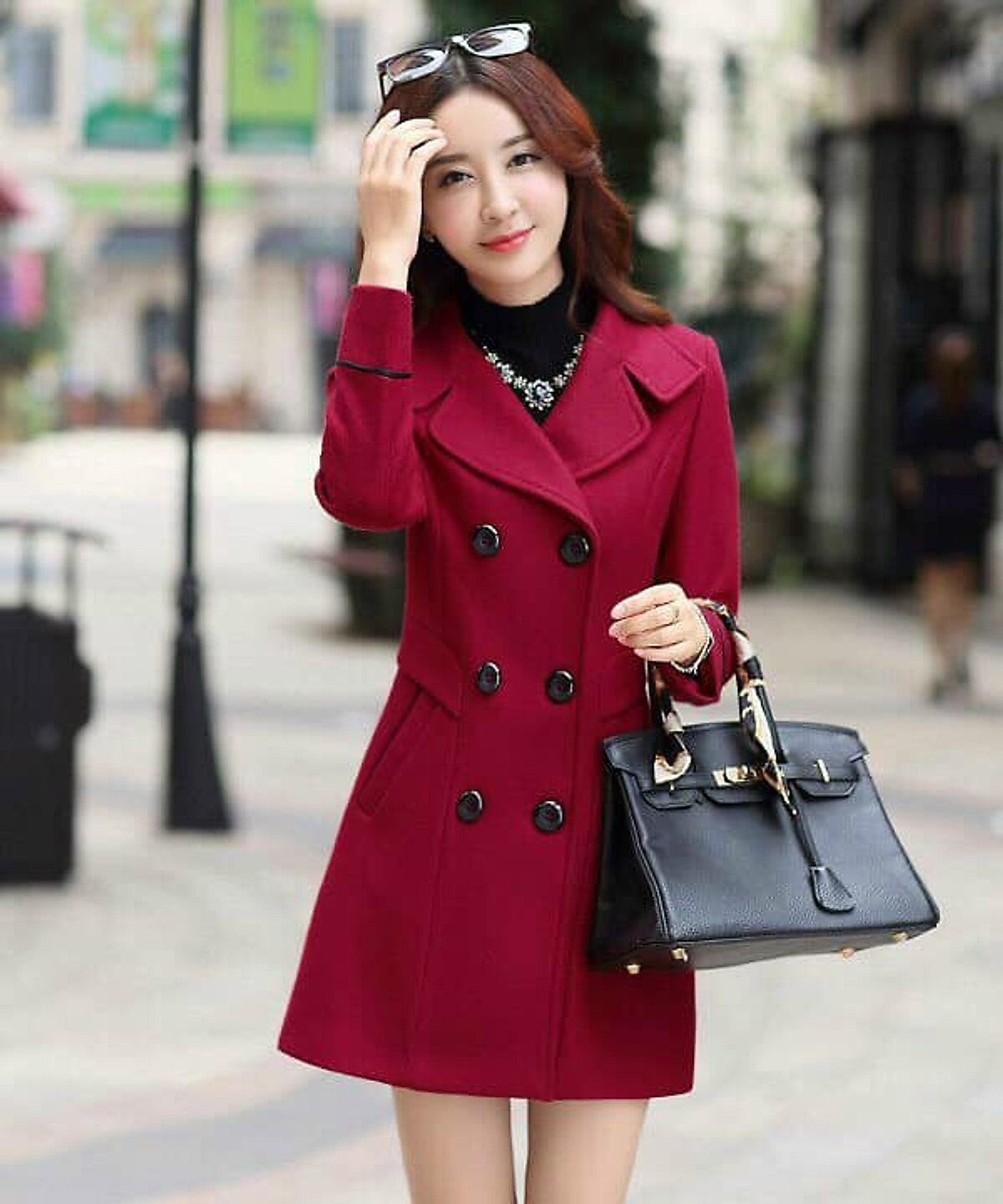 ÁO KHOÁC DẠ CỔ VEST CAO CẤP