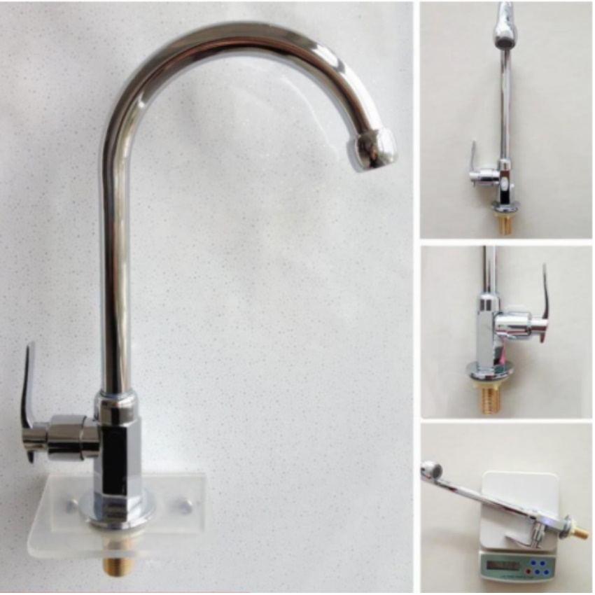 Vòi rửa chén bát inox 206806