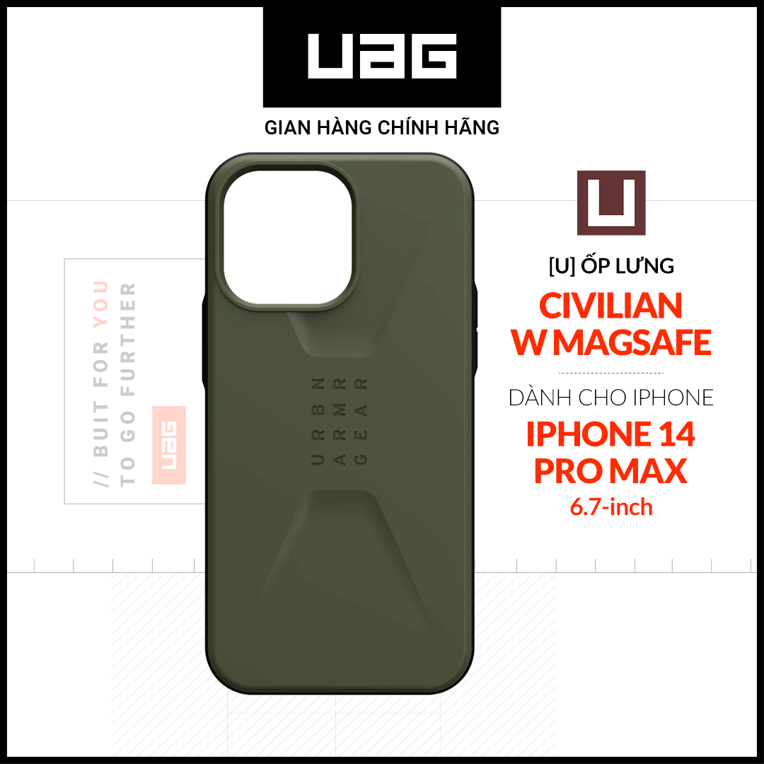 UAG civilian W MagSafe case for iPhone 14 Pro Max [6.7 inch]
