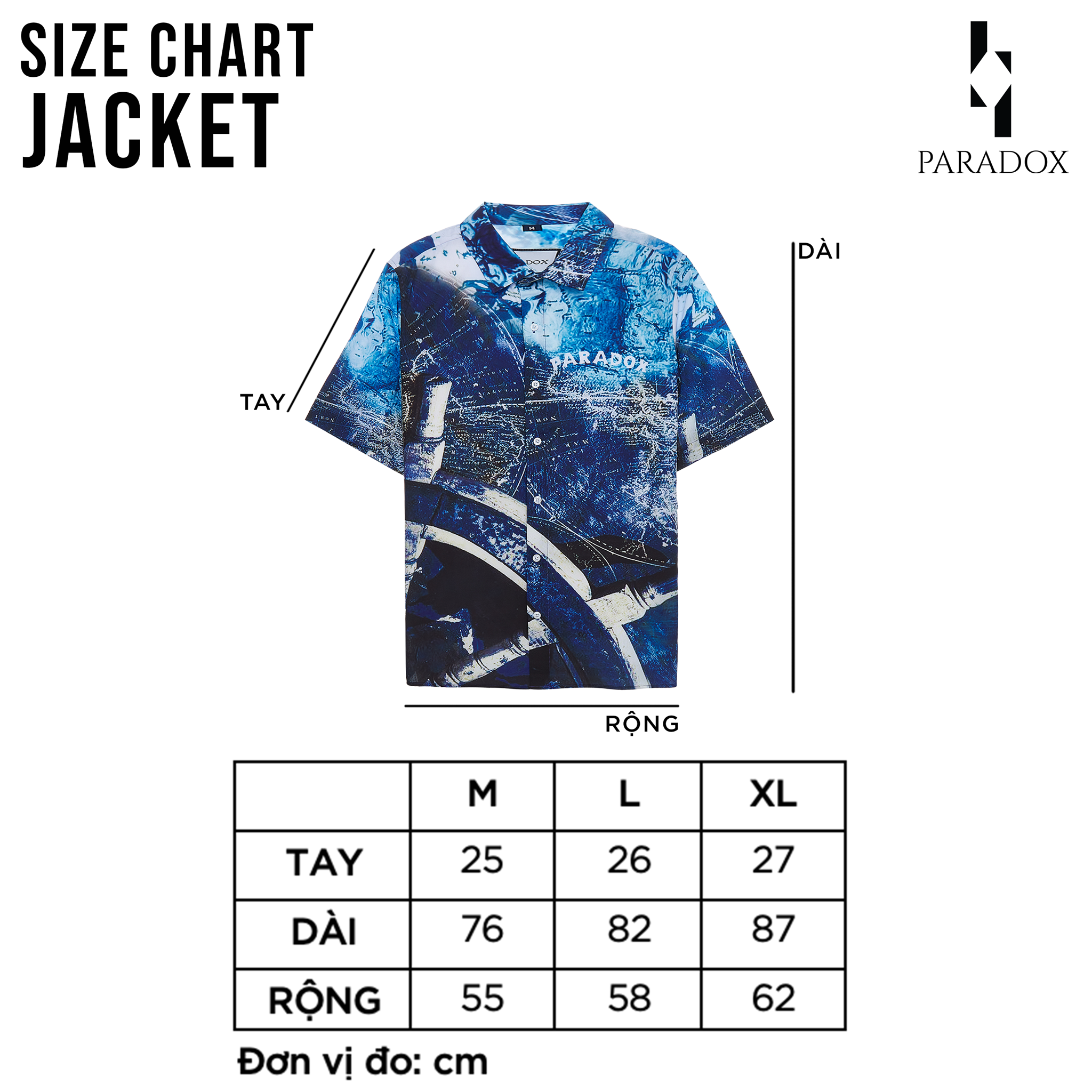 PARADOX Áo sơ mi tay ngắn COMPASS SHIRT