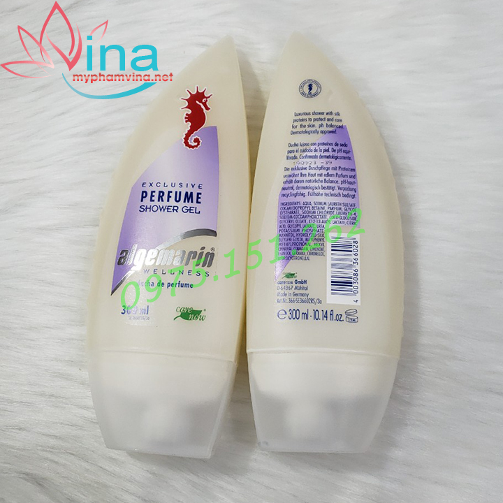 Sữa tắm cá ngựa algemarin 300ml