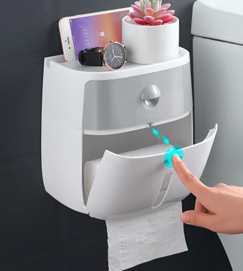 KỆ ĐỂ 2IN1 2 TẦNG ECOCO-DÍNH HÚT CHÂN KHÔNG