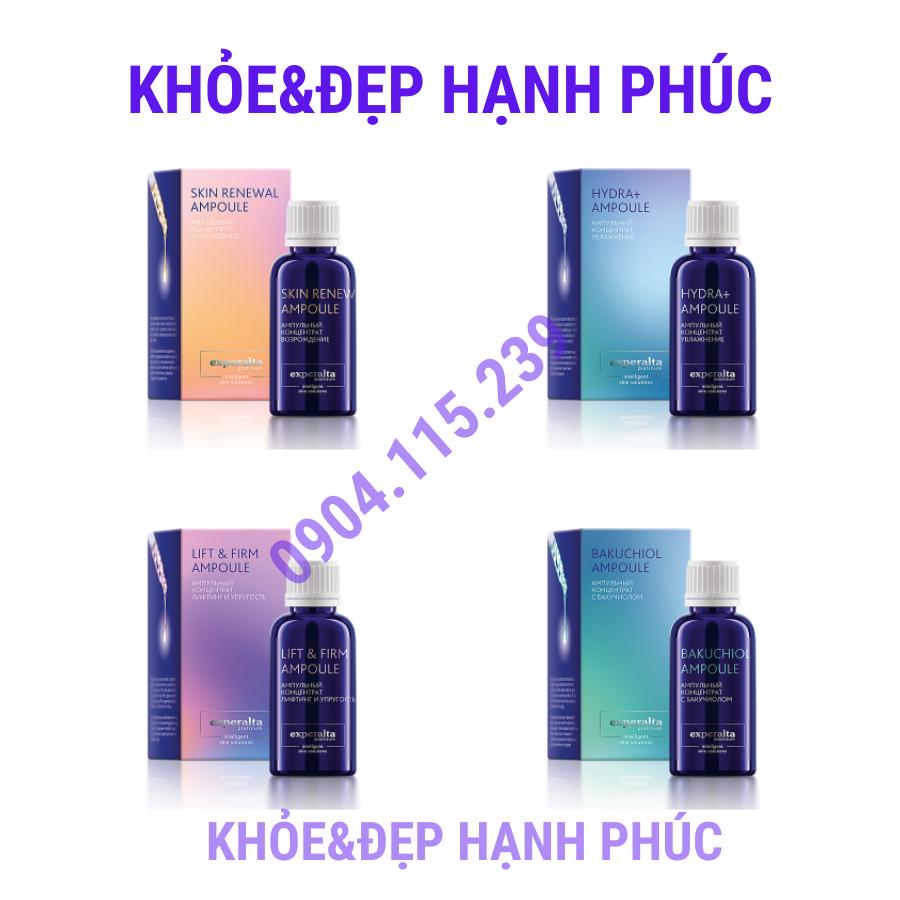 [ 416106 ] Serum dưỡng da Experalta Platinum HYDRA+ AMPOULE – 30 ml/chai