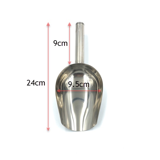 Vá Xúc Đá Inox - Muỗng Xúc Đá Inox