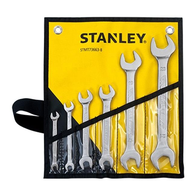 Cờ lê hệ mét 2 đầu miệng 6 chi tiết  stanley STMT73663-8