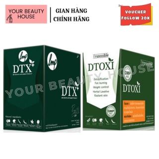Dtoxi - Viên uống detox thải độc, giúp loại bỏ mỡ thừa - Full hộp 10 vĩ thumbnail