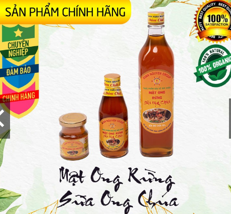 MẬT ONG RỪNG SỮA CHÚA 100%