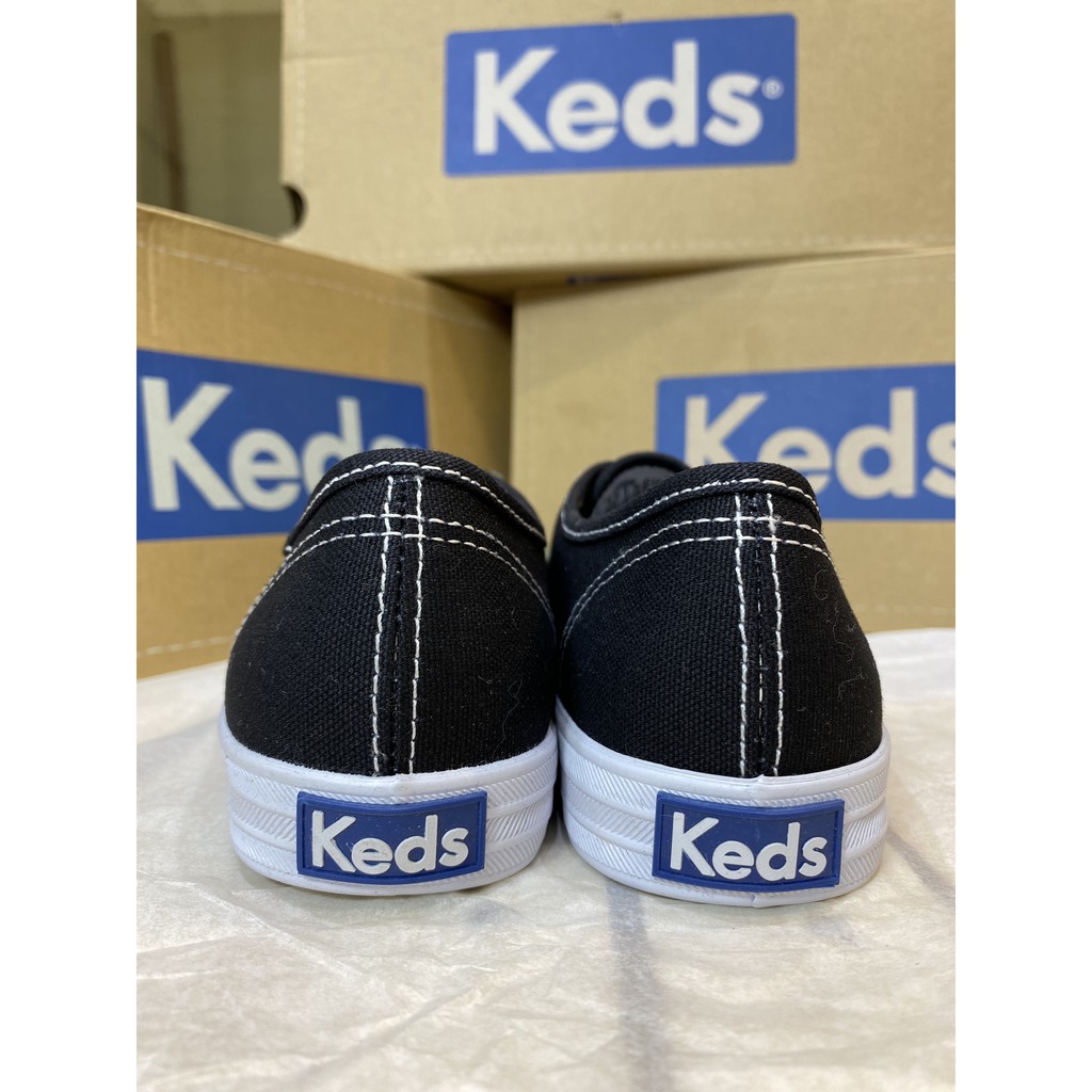 [HCM]Giày Vải Canvas Nữ Keds Ch Đen