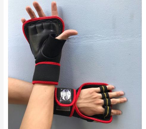 Găng tay tập tạ, bao tay tập GYM, tập xà, phượt CÓ QUẤN CỔ TAY TRỢ LỰC