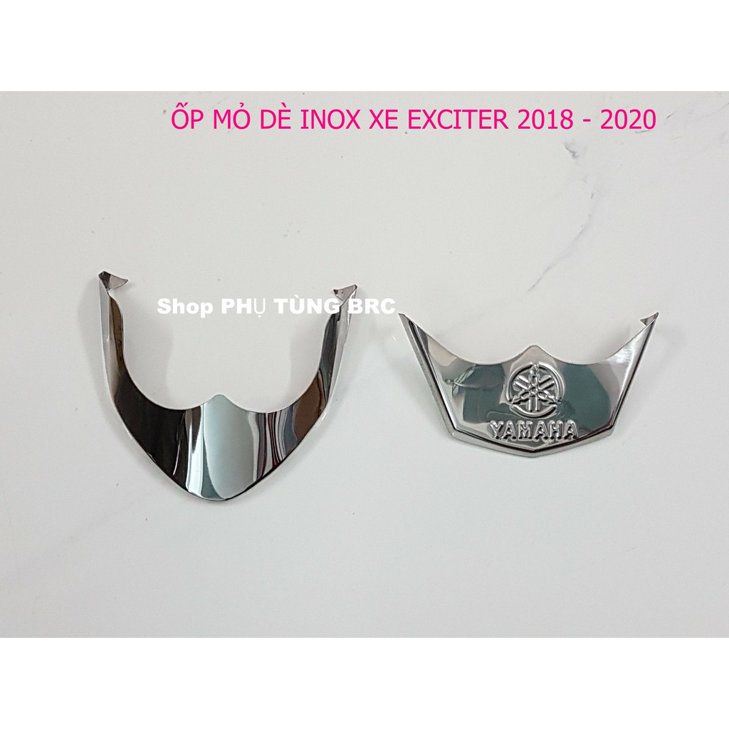 Bộ ốp mỏ dè INOX trước, sau xe EXCITER 2018 - 2020