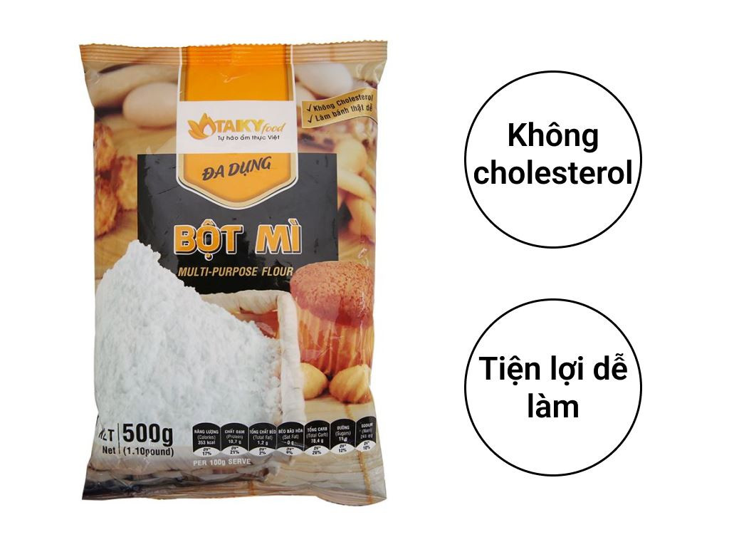 Bột mì đa dụng Tài Ký gói 500g