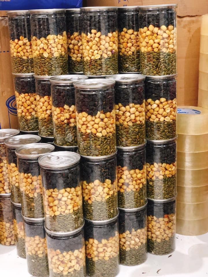 Hạt Sen Bí Nho Mix Cực Ngon 450G