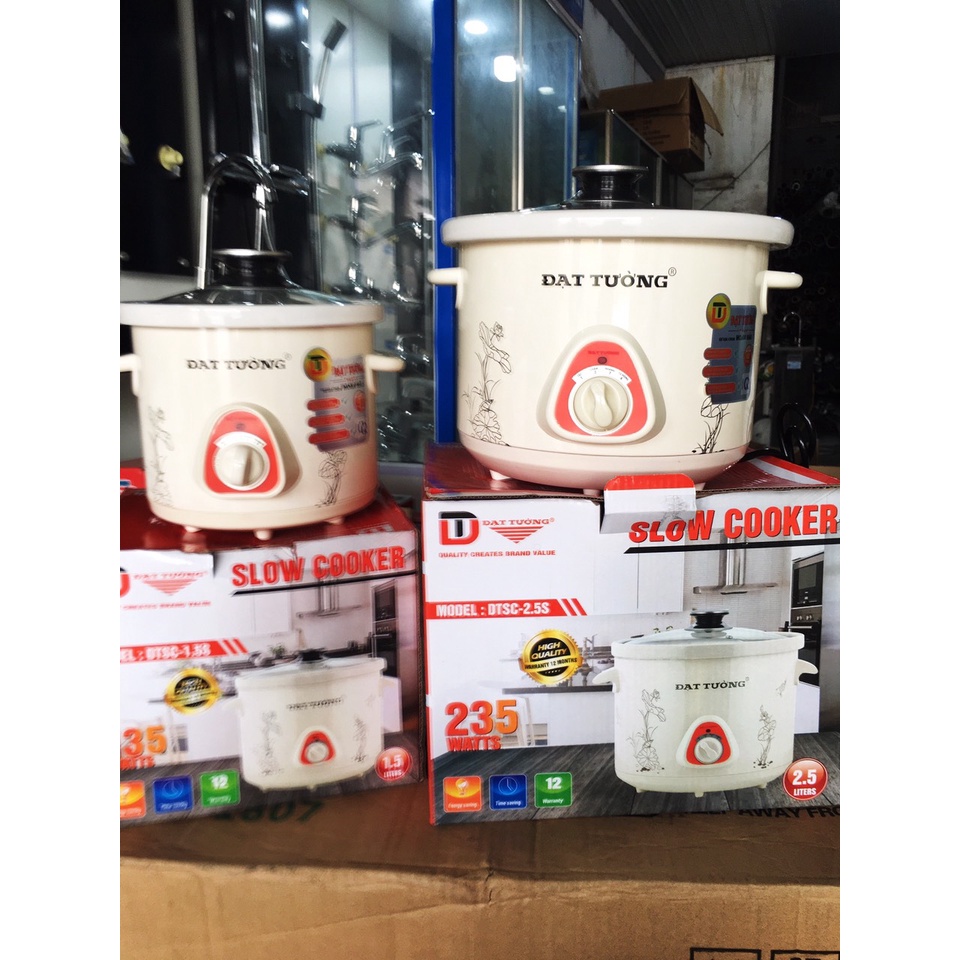 Nồi Hầm Chậm/Kho Cá Đạt Tường Đất Nung