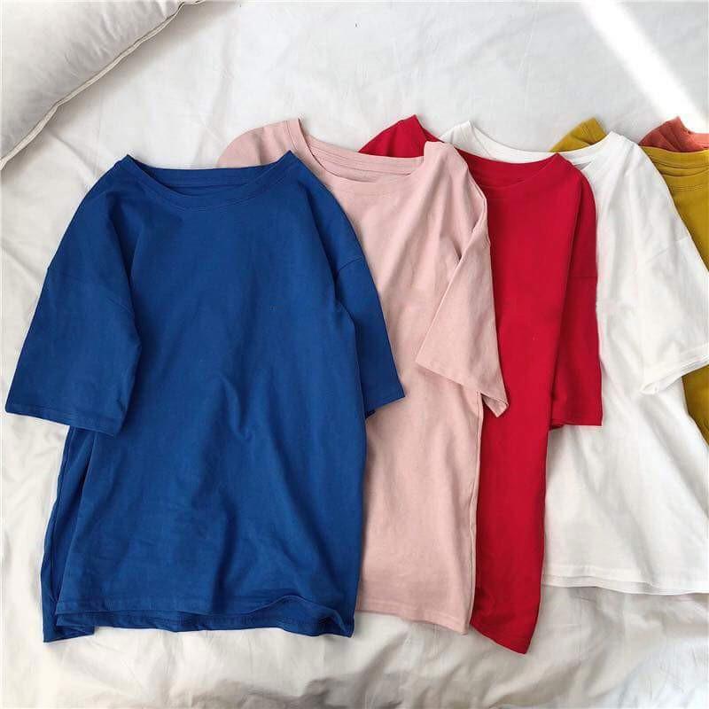 [HCM]ÁO THUN TAY LỠ UNISEX