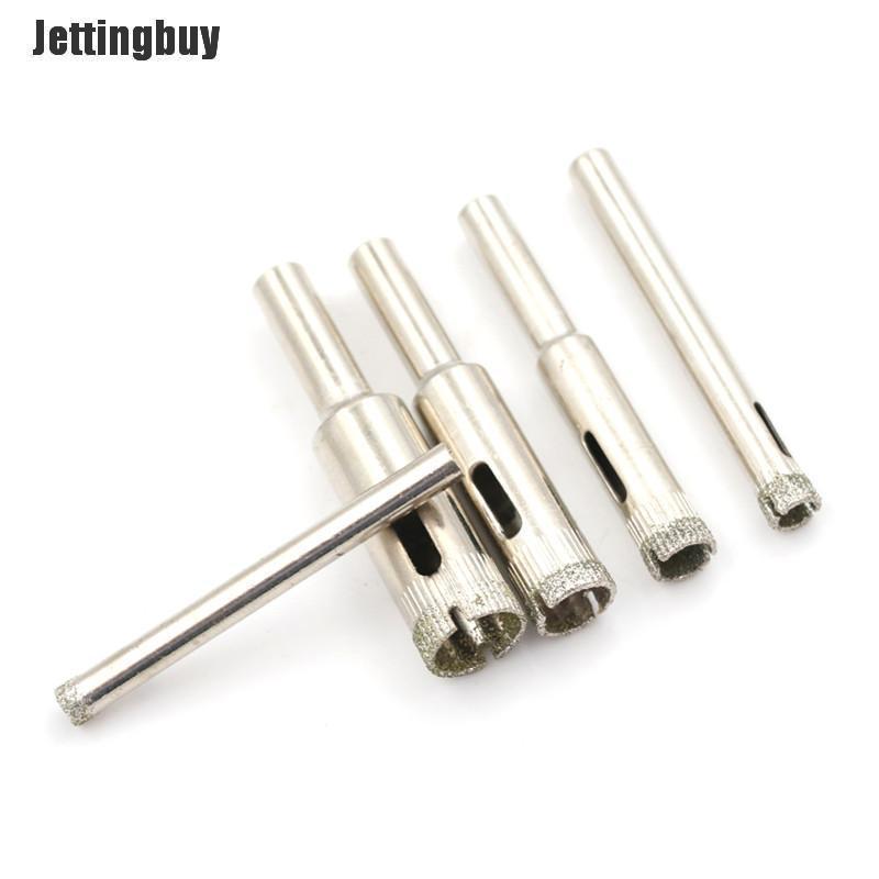 Jettingbuy 5pcs Diamond Hole Saw Drill Bits for Tile Ceramic Cutter Glass 5-12mm