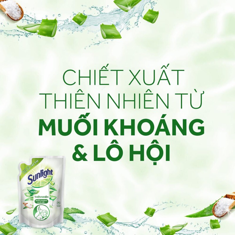 Nước Rửa Chén Bát Sunlight Thiên Nhiên Túi 2,1Kg