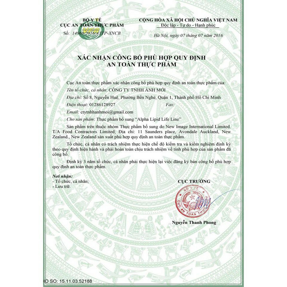 [Chính hãng cạo mã code] Sữa non Alpha Lipid Lifeline (New Zealand) - 450gr