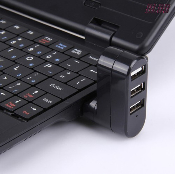 Bảng giá Đầu USB Xoay 180 Độ Chia 3 Cổng USB 2.0 Portable HUB Phong Vũ