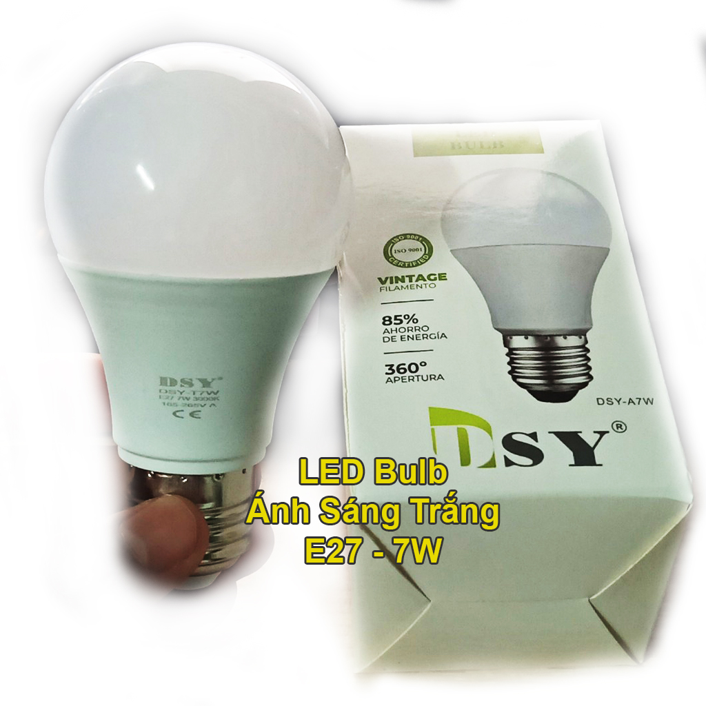 Đèn Led Buld 7W bóng led tròn cho trang trí và thắp sáng đèn để bàn