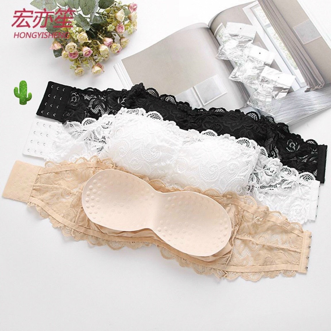ÁO ỐNG VIỀN REN THUN MỀM CÓ MÚT NGỰC PCC